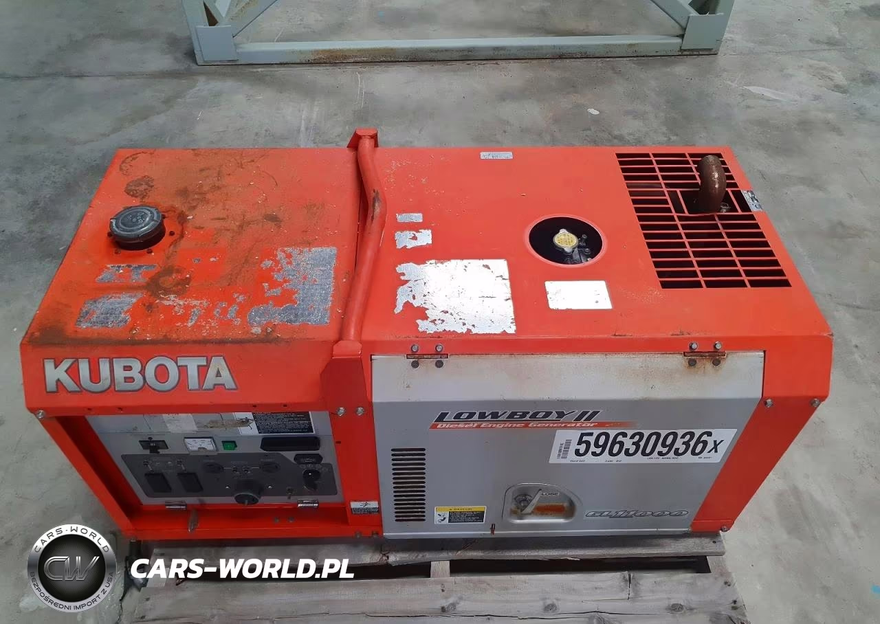 2015 Kubota Generator Set VIN:D722D2EF01 - 9