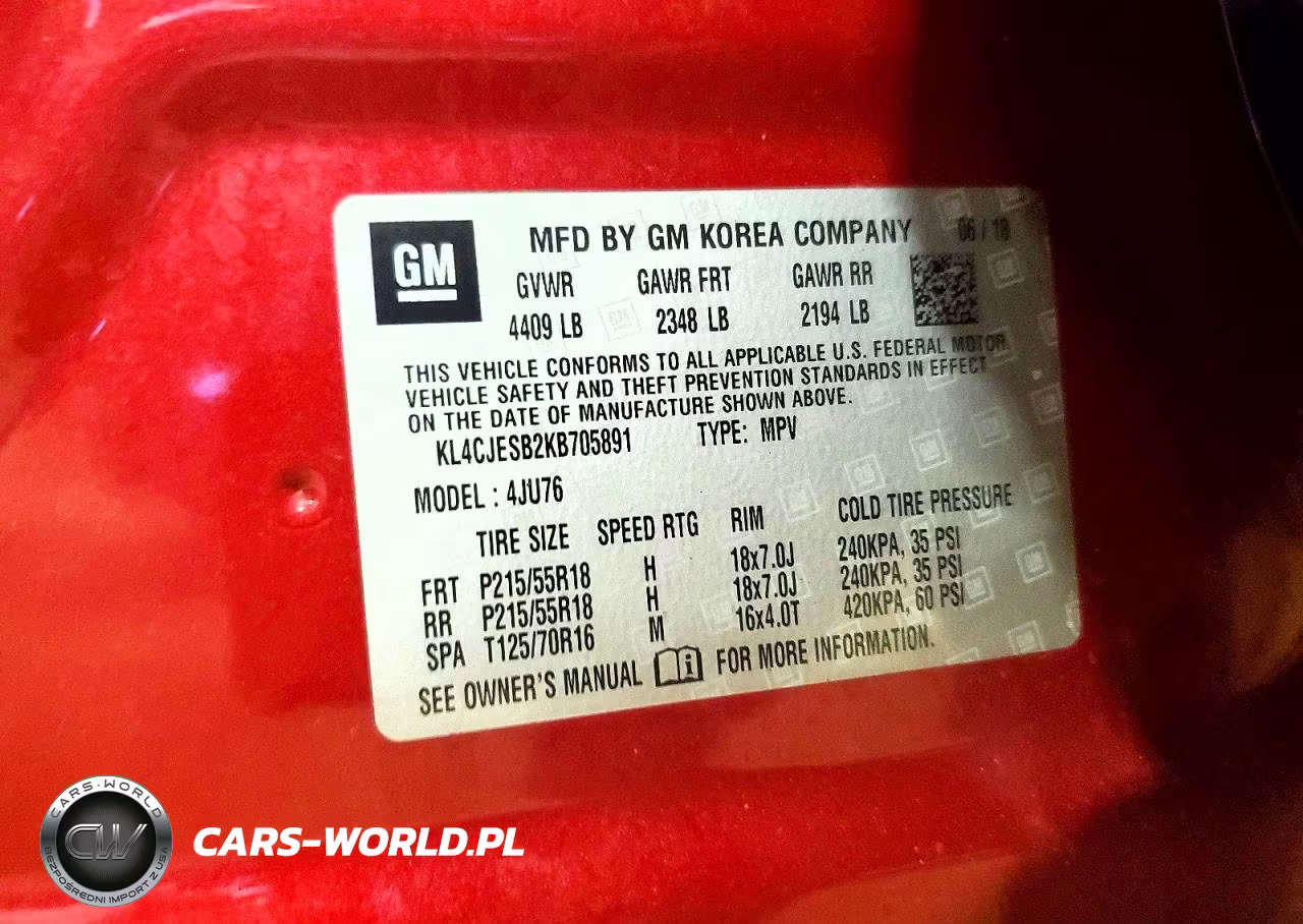 2019 Buick Encore Preferred VIN:KL4CJESB2KB705891 - 13