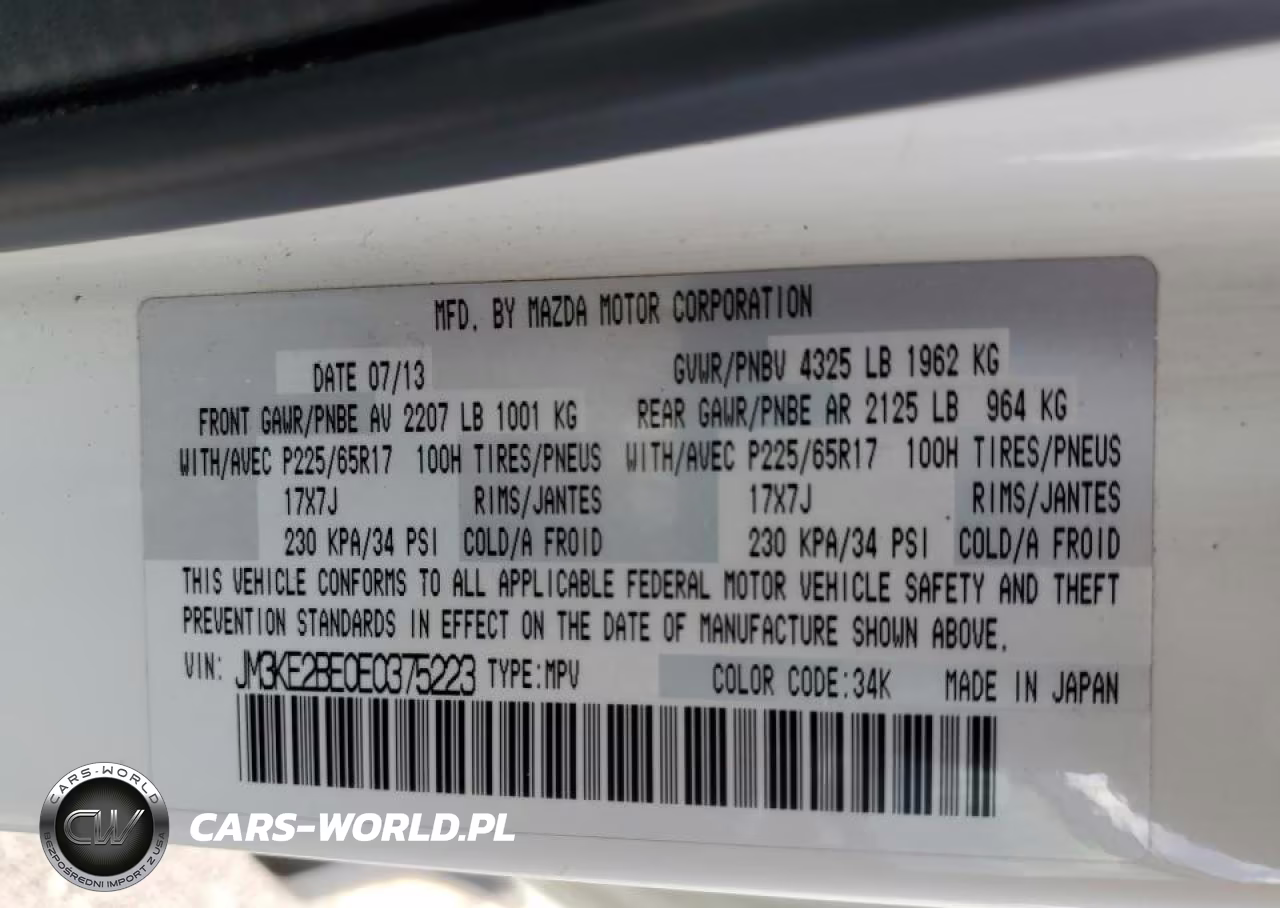2014 Mazda Cx-5 Sport VIN:JM3KE2BE0E0375223 - 13