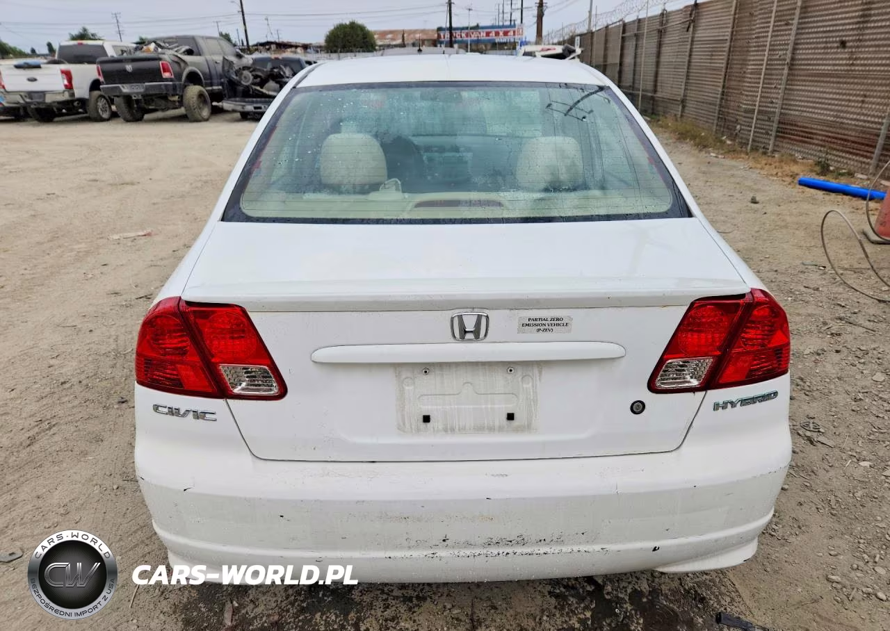 2004 Honda Civic Hybrid VIN:JHMES96684S006458 - 6