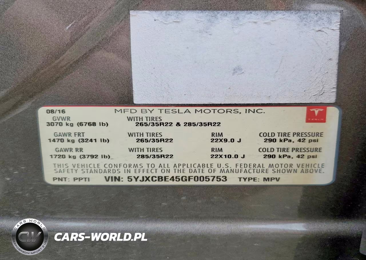 2016 Tesla Model X VIN:5YJXCBE45GF005753 - 14