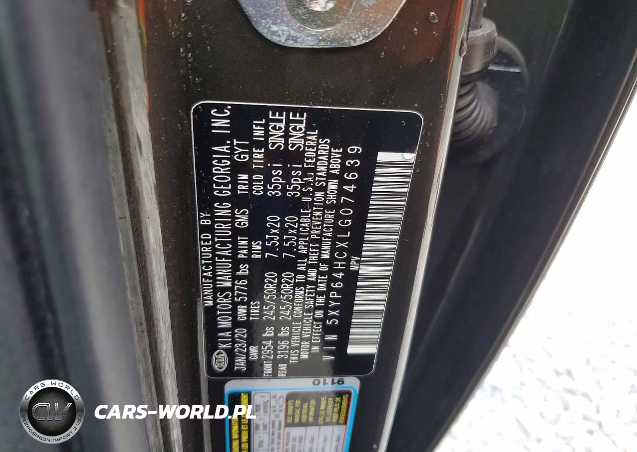 2020 Kia Telluride S VIN:5XYP64HCXLG074639 - 13