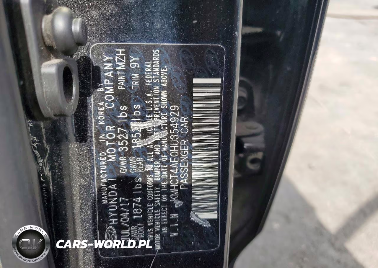2017 Hyundai Accent Se VIN:KMHCT4AE0HU354929 - 12