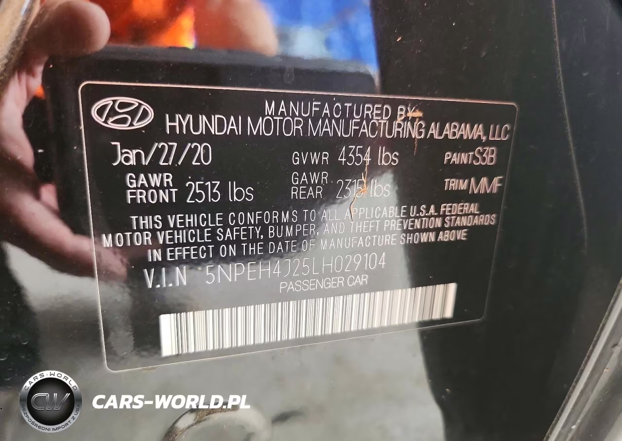 2020 Hyundai Sonata Limited VIN:5NPEH4J25LH029104 - 12