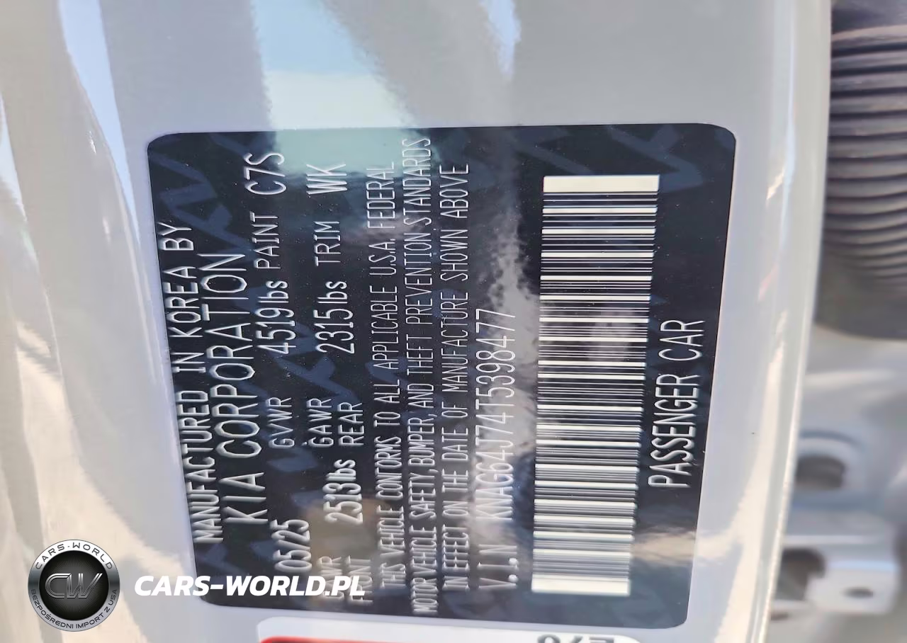 2026 Kia K5 Gt Line VIN:KNAG64J74T5398477 - 12