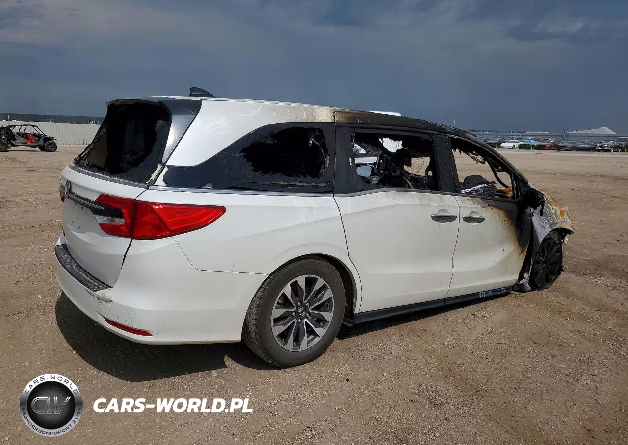 2022 Honda Odyssey Exl VIN:5FNRL6H71NB028689 - 3