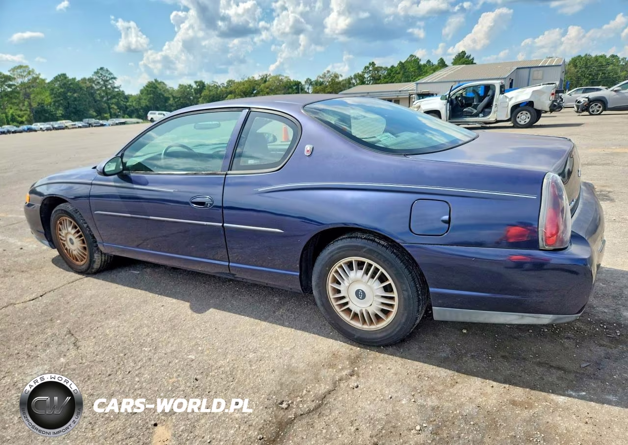 2000 Chevrolet Monte Carlo Ls VIN:2G1WW12E7Y9228725 - 2