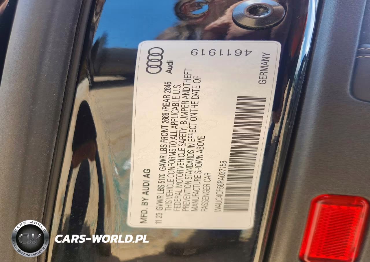 2024 Audi S5 Premium Plus VIN:WAUC4CF56RA037158 - 12