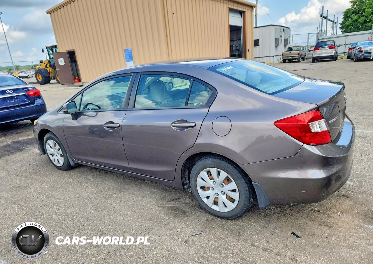 2012 Honda Civic Lx VIN:19XFB2F57CE052997 - 2