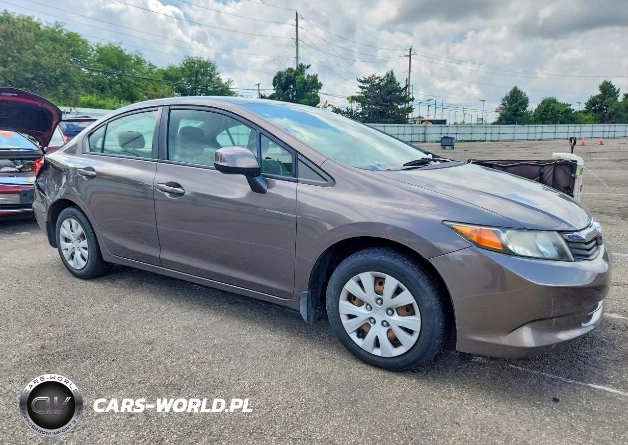 2012 Honda Civic Lx VIN:19XFB2F57CE052997 - 4