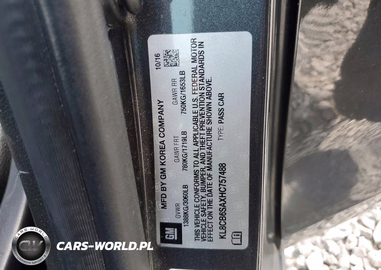 2017 Chevrolet Spark Ls VIN:KL8CB6SAXHC757488 - 13