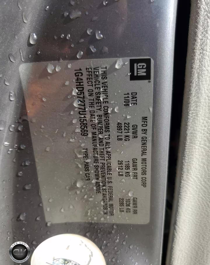 2007 Buick Lucerne Cxl VIN:1G4HD57277U158569 - 13