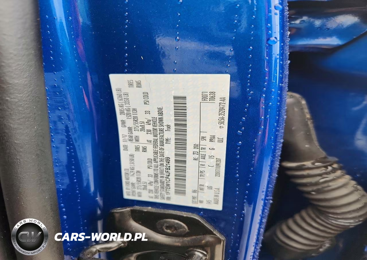2018 Ford F150 Supercrew VIN:1FTEW1CP4JFB21499 - 12