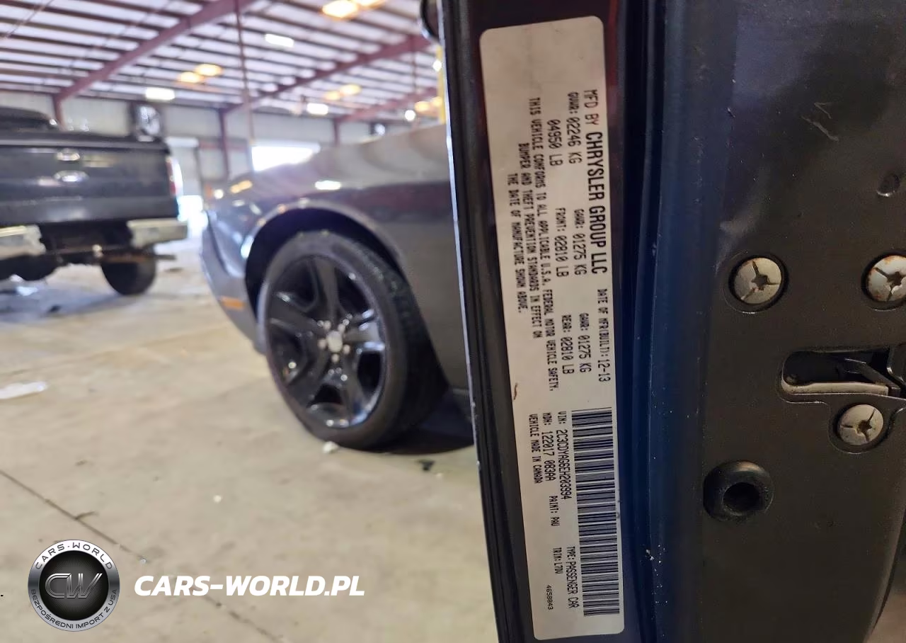 2014 Dodge Challenger Sxt VIN:2C3CDYAG6EH203994 - 12