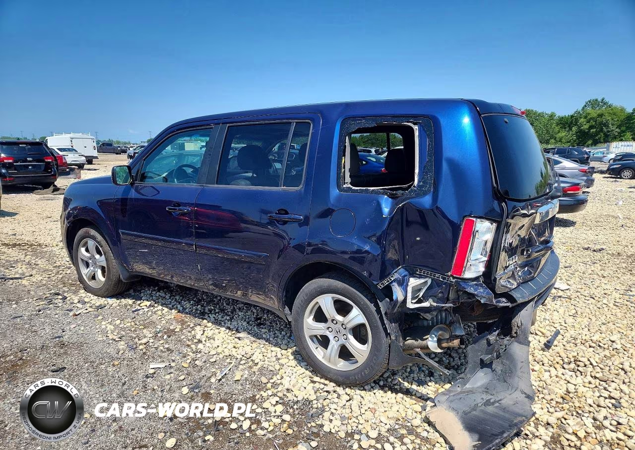 2015 Honda Pilot Exl VIN:5FNYF4H59FB047708 - 2