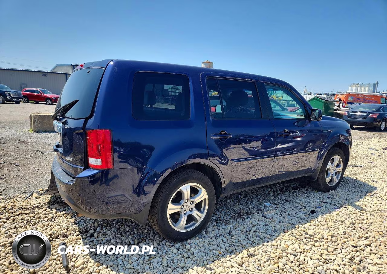 2015 Honda Pilot Exl VIN:5FNYF4H59FB047708 - 3