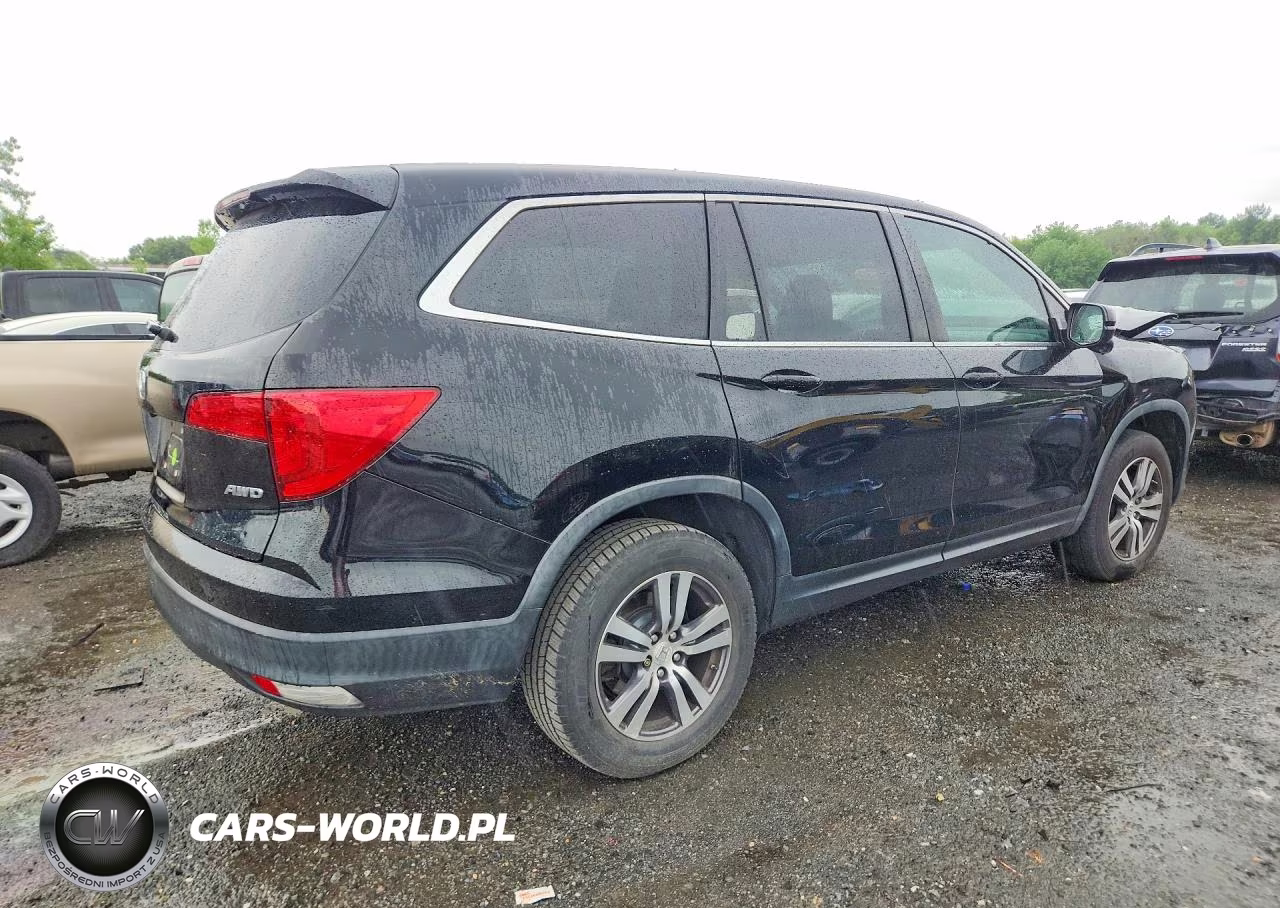 2017 Honda Pilot Exl VIN:5FNYF6H54HB090383 - 3