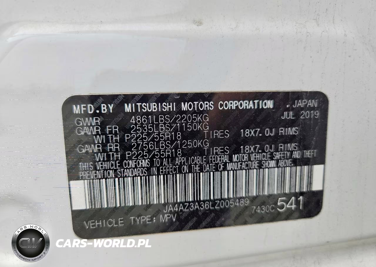 2020 Mitsubishi Outlander Se VIN:JA4AZ3A36LZ005489 - 12
