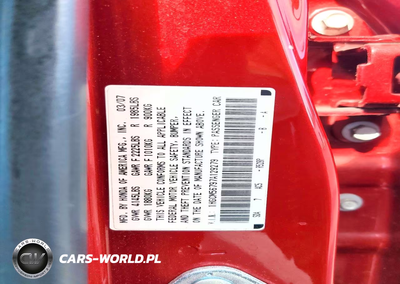 2007 Honda Accord Ex VIN:1HGCM56797A129279 - 13
