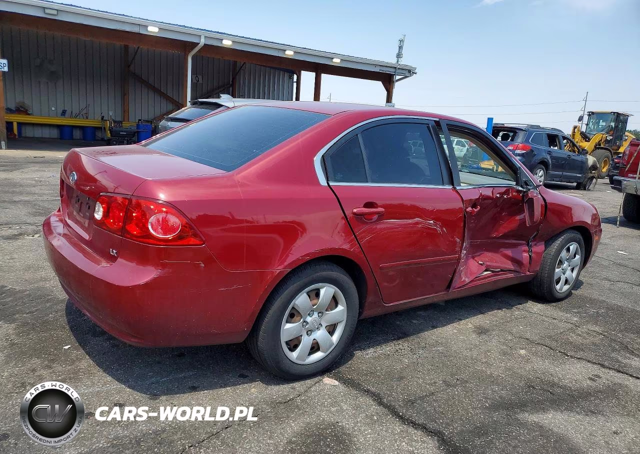 2007 Kia Optima Lx VIN:KNAGE123875137596 - 3