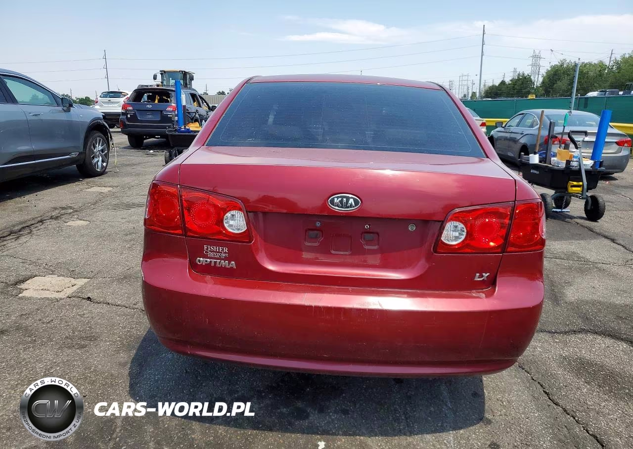 2007 Kia Optima Lx VIN:KNAGE123875137596 - 6