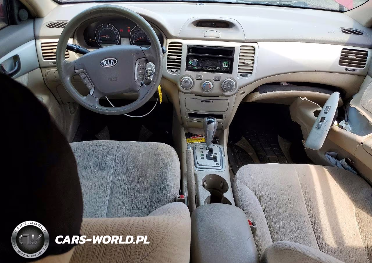 2007 Kia Optima Lx VIN:KNAGE123875137596 - 8