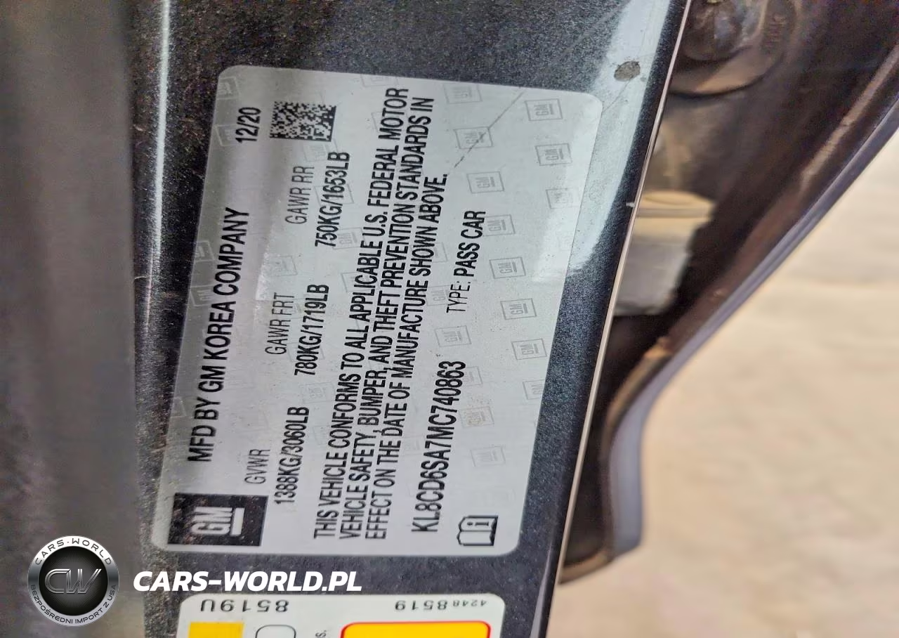 2021 Chevrolet Spark 1Lt VIN:KL8CD6SA7MC740863 - 12