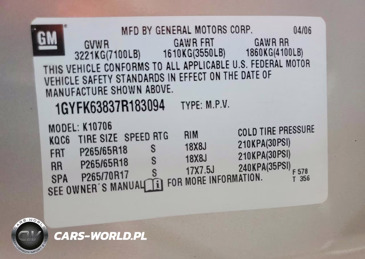 2007 Cadillac Escalade Luxury VIN:1GYFK63837R183094 - 13