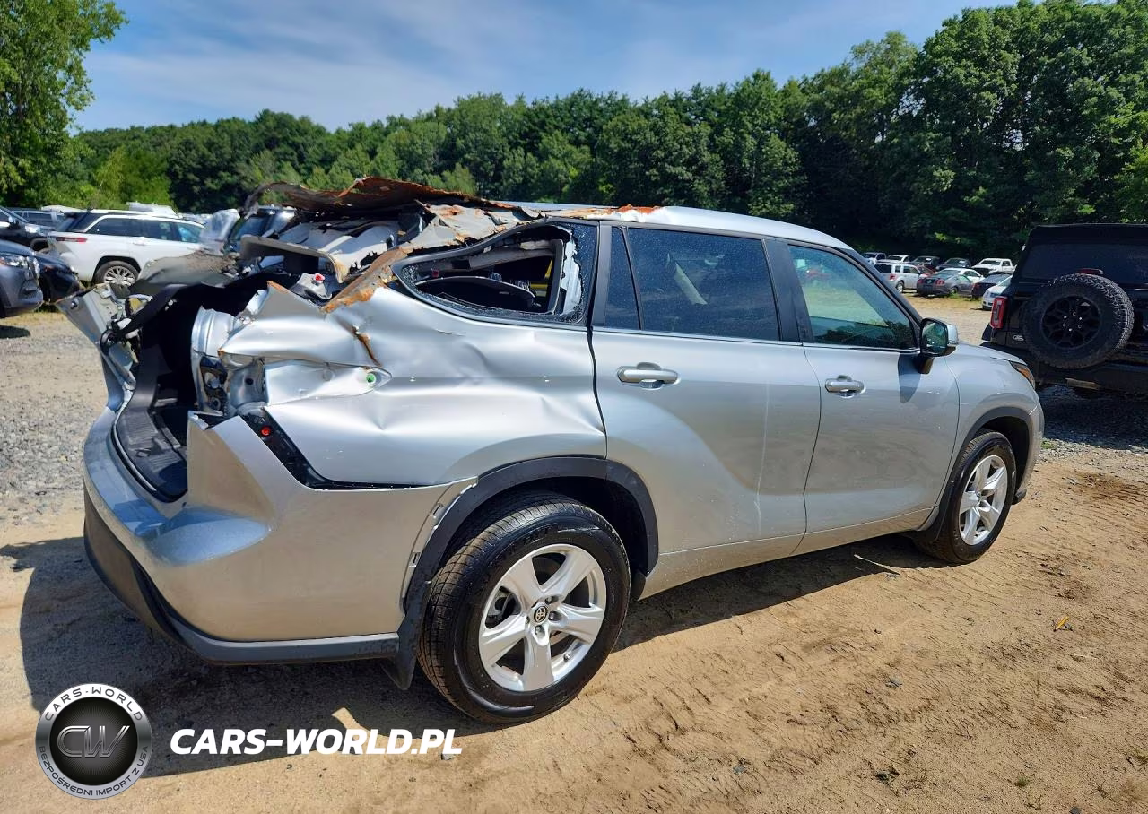 2024 Toyota Highlander Le VIN:5TDKDRBH8RS550769 - 3