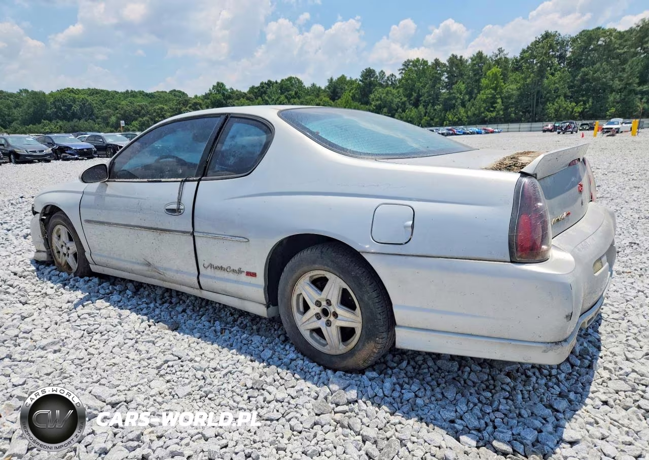 2002 Chevrolet Monte Carlo Ss VIN:2G1WX15K229287610 - 2