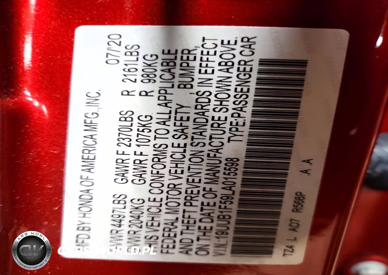 2020 Acura Tlx Technology VIN:19UUB1F59LA015598 - 12