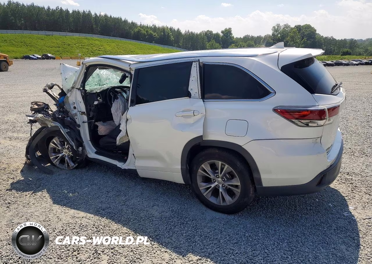 2014 Toyota Highlander Xle VIN:5TDKKRFH3ES034619 - 2