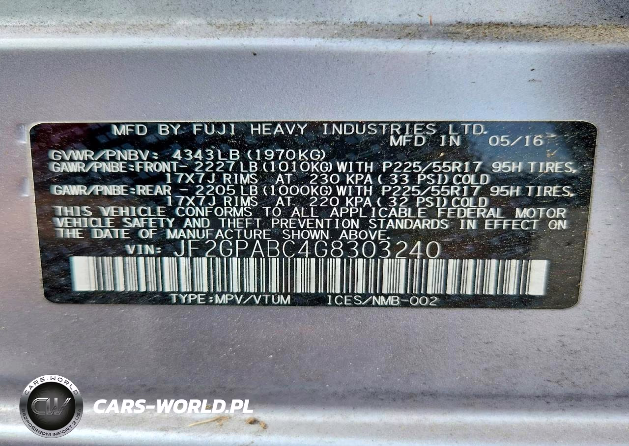 2016 Subaru Crosstrek Premium VIN:JF2GPABC4G8303240 - 13