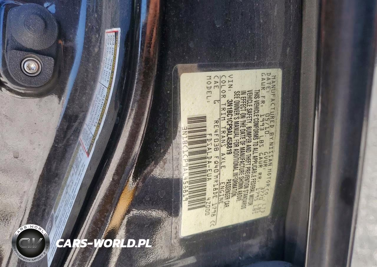 2010 Nissan Versa 1.8 S VIN:3N1BC1CP9AL458819 - 12