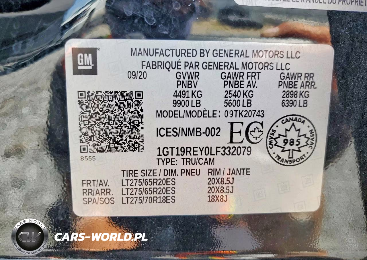 2020 GMC Sierra K2500 Denali VIN:1GT19REY0LF332079 - 12