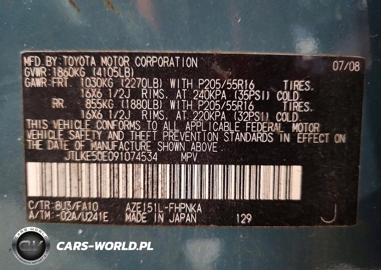2009 Toyota Scion Xb VIN:JTLKE50E091074534 - 12