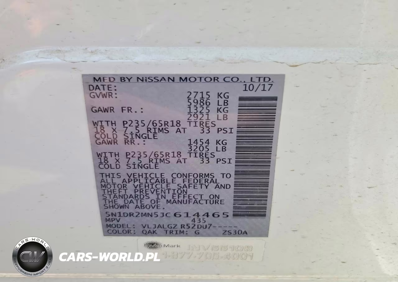 2018 Nissan Pathfinder Sl VIN:5N1DR2MN5JC614465 - 12