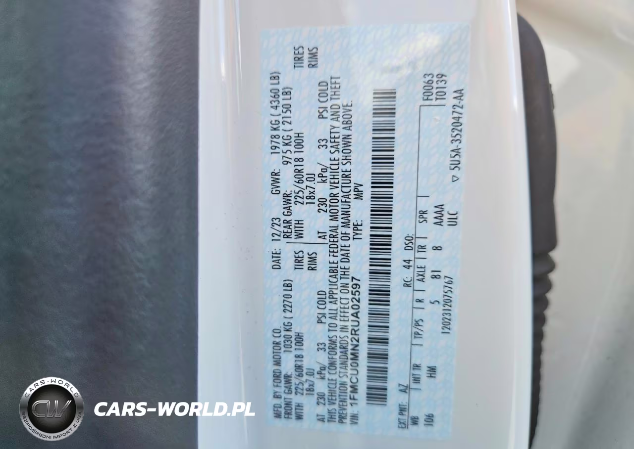 2024 Ford Escape St Line VIN:1FMCU0MN2RUA02597 - 14