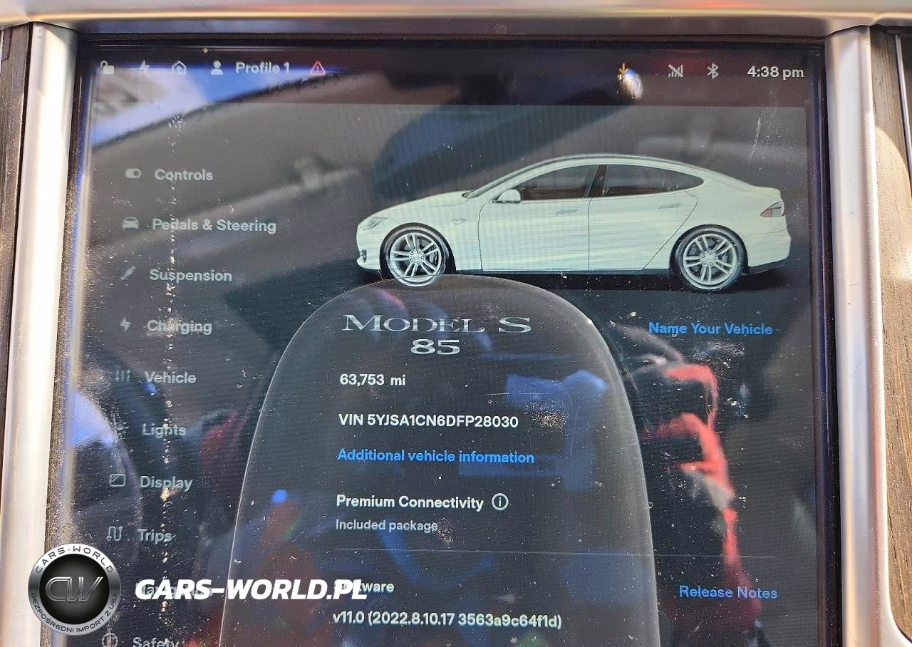 2013 Tesla Model S VIN:5YJSA1CN6DFP28030 - 9