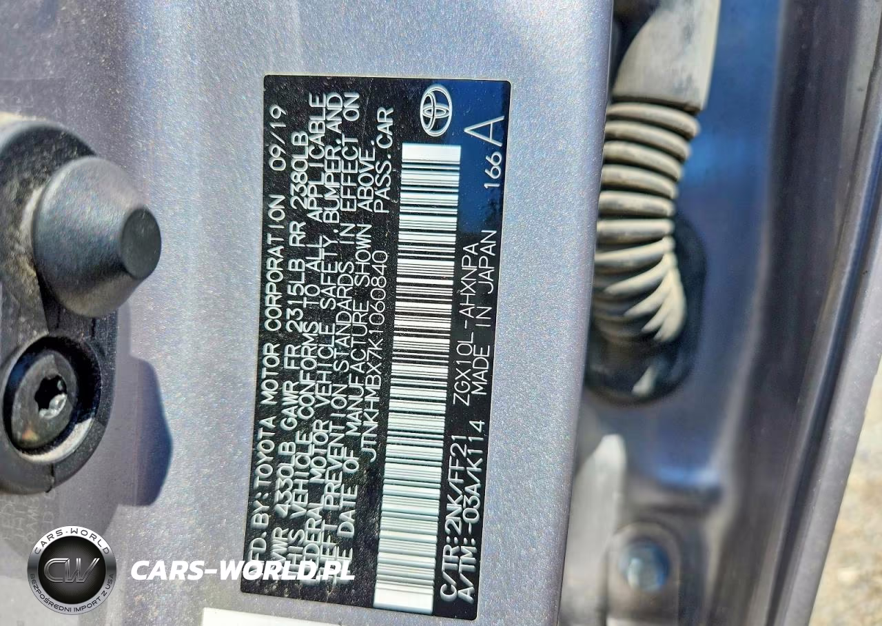 2019 Toyota C-Hr Xle VIN:JTNKHMBX7K1060840 - 12