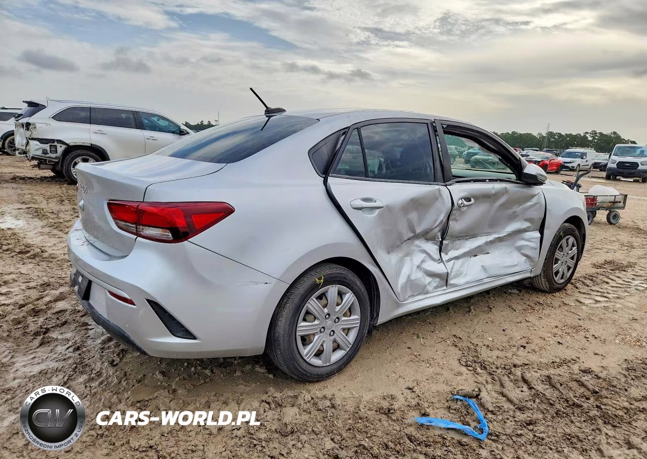 2022 Kia Rio Lx VIN:3KPA24AD5NE458915 - 3