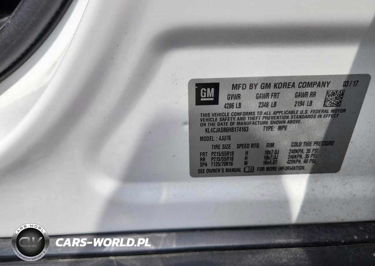 2017 Buick Encore Preferred VIN:KL4CJASB6HB174163 - 12