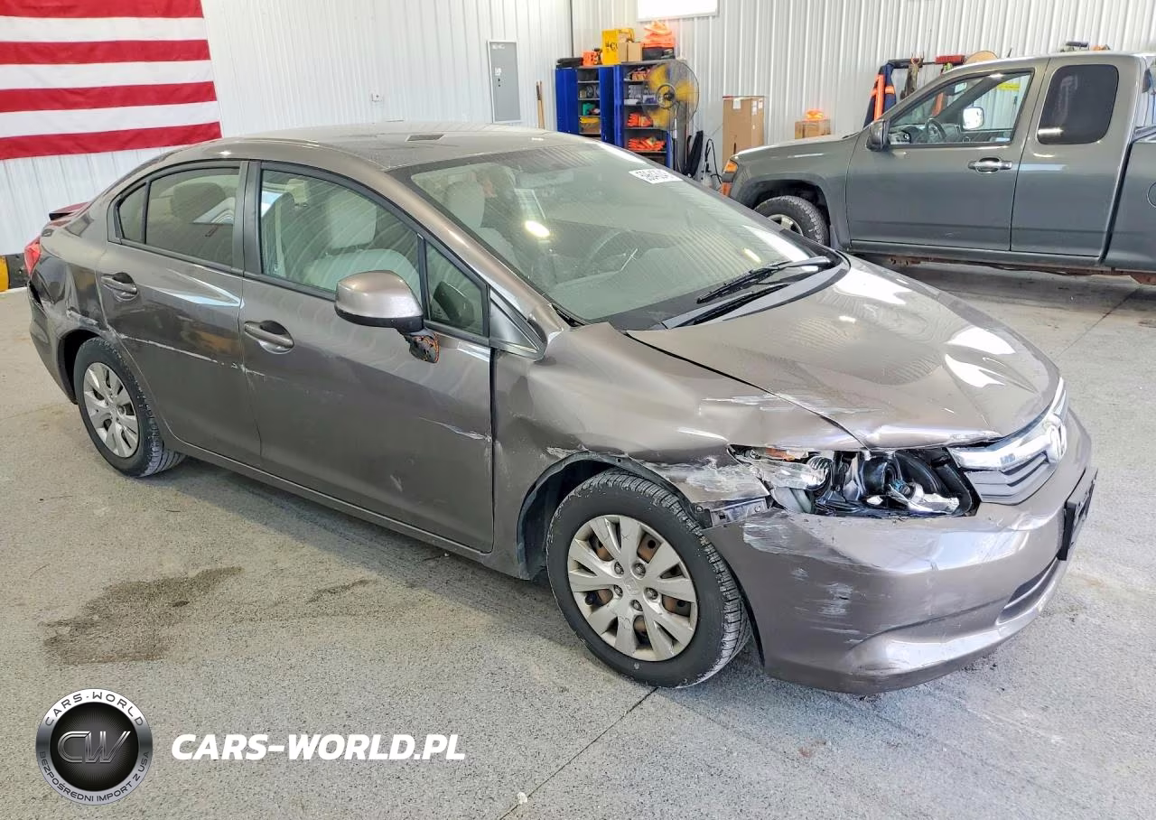 2012 Honda Civic Lx VIN:19XFB2F56CE078507 - 4