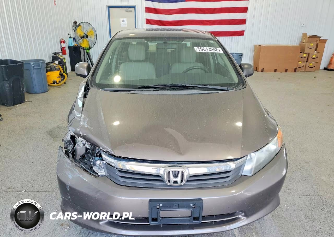 2012 Honda Civic Lx VIN:19XFB2F56CE078507 - 5