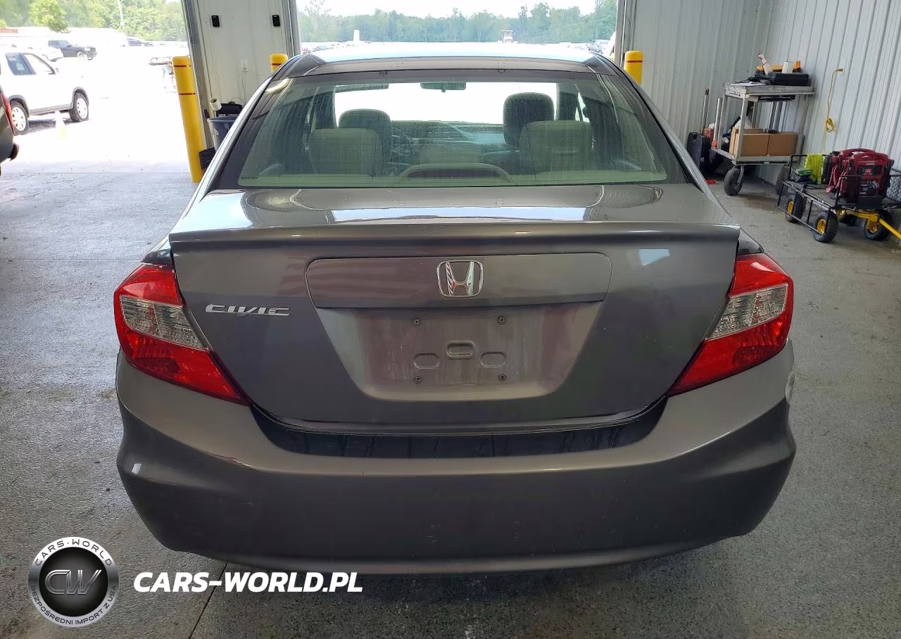 2012 Honda Civic Lx VIN:19XFB2F56CE078507 - 6