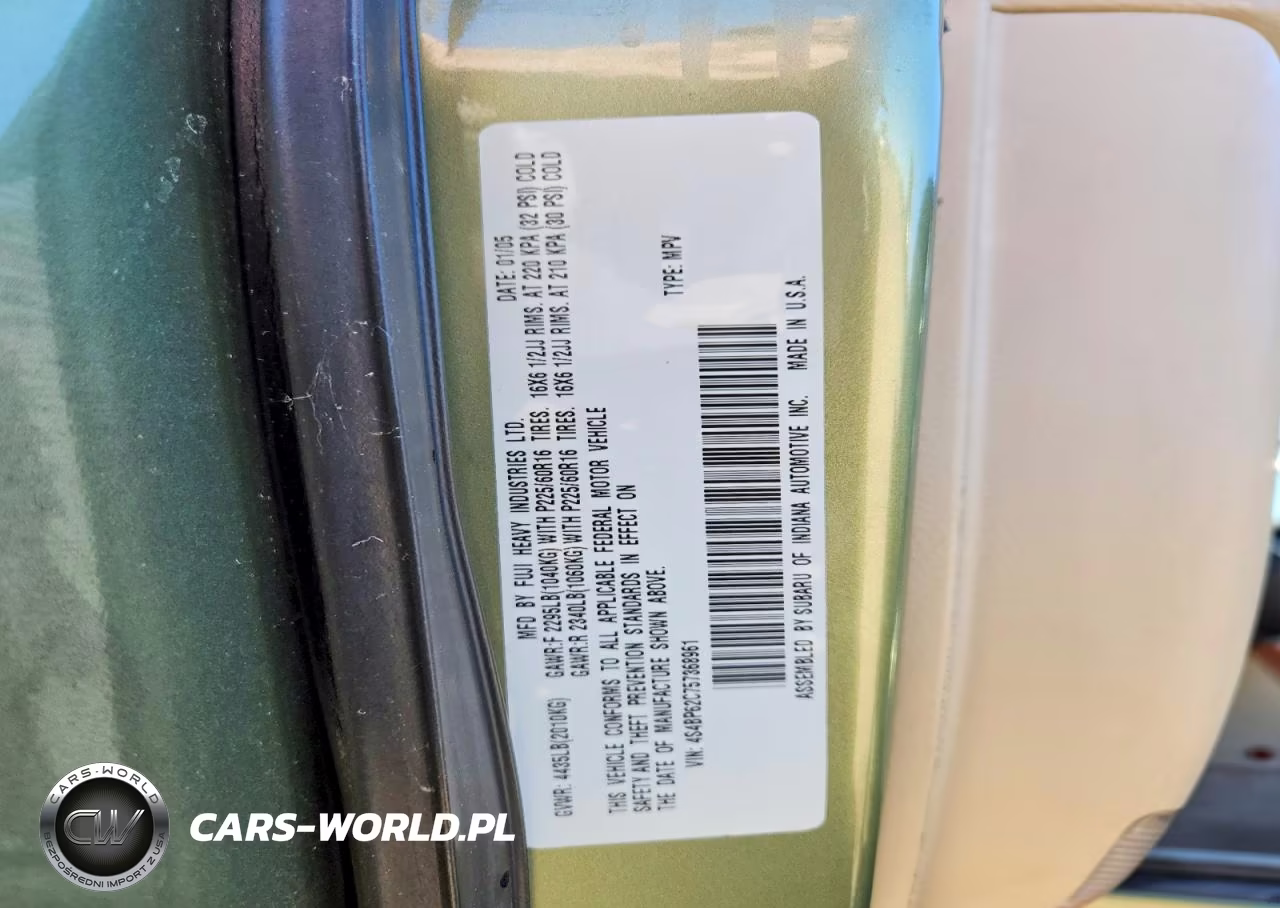 2005 Subaru Legacy Outback 2.5I Limited VIN:4S4BP62C757368961 - 12