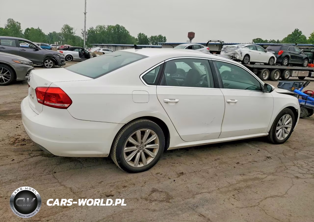 2012 Volkswagen Passat Se VIN:1VWBP7A35CC014160 - 3