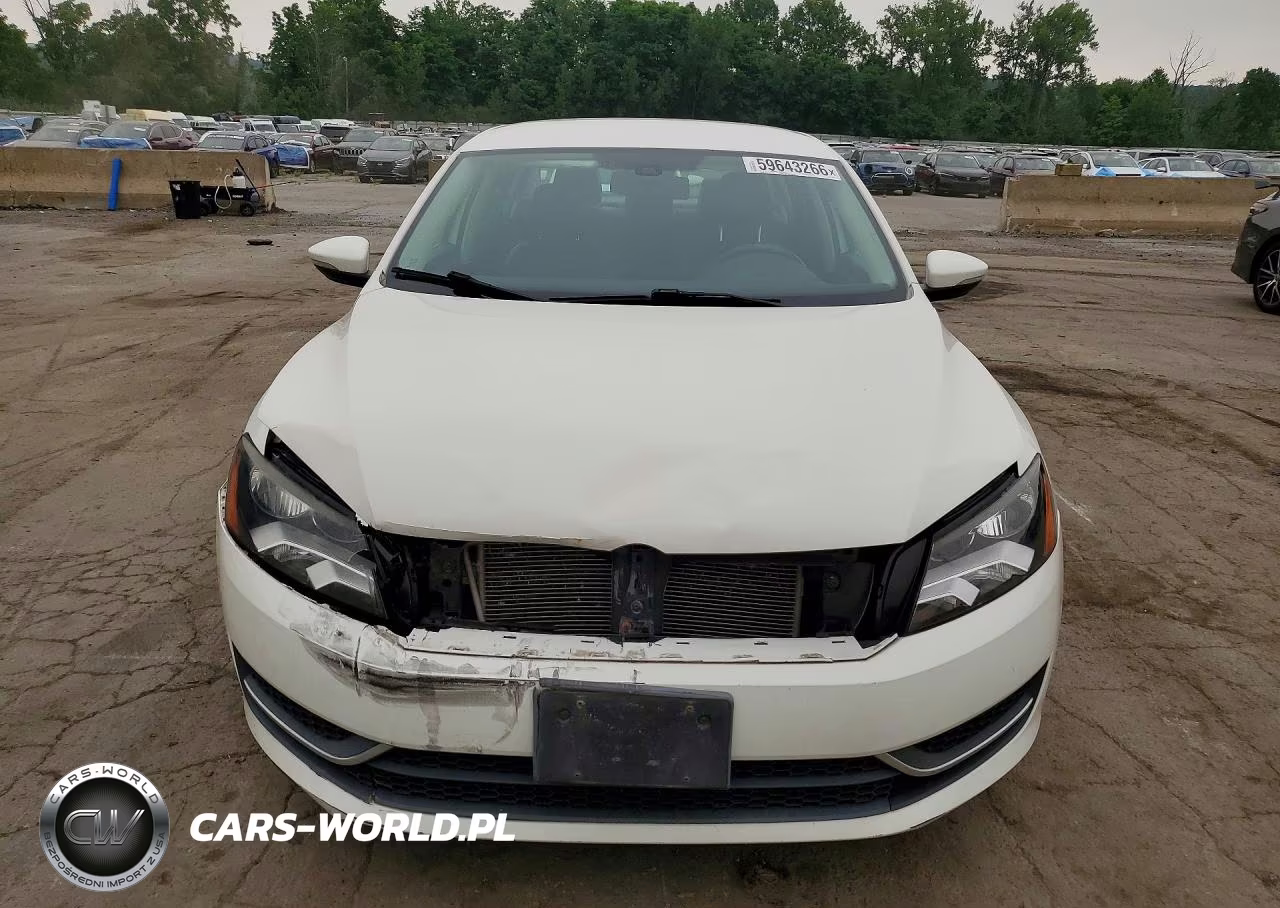 2012 Volkswagen Passat Se VIN:1VWBP7A35CC014160 - 5