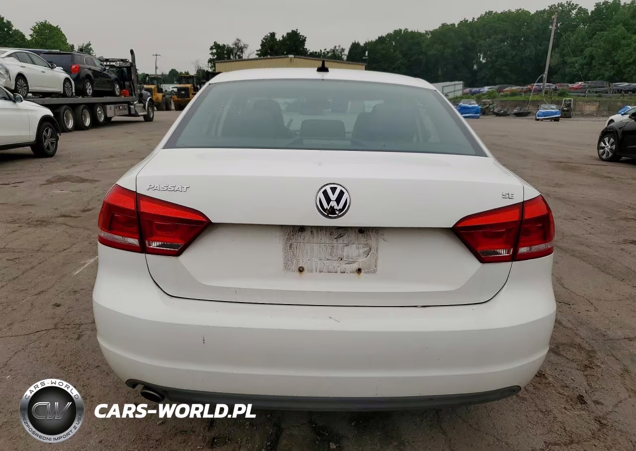 2012 Volkswagen Passat Se VIN:1VWBP7A35CC014160 - 6