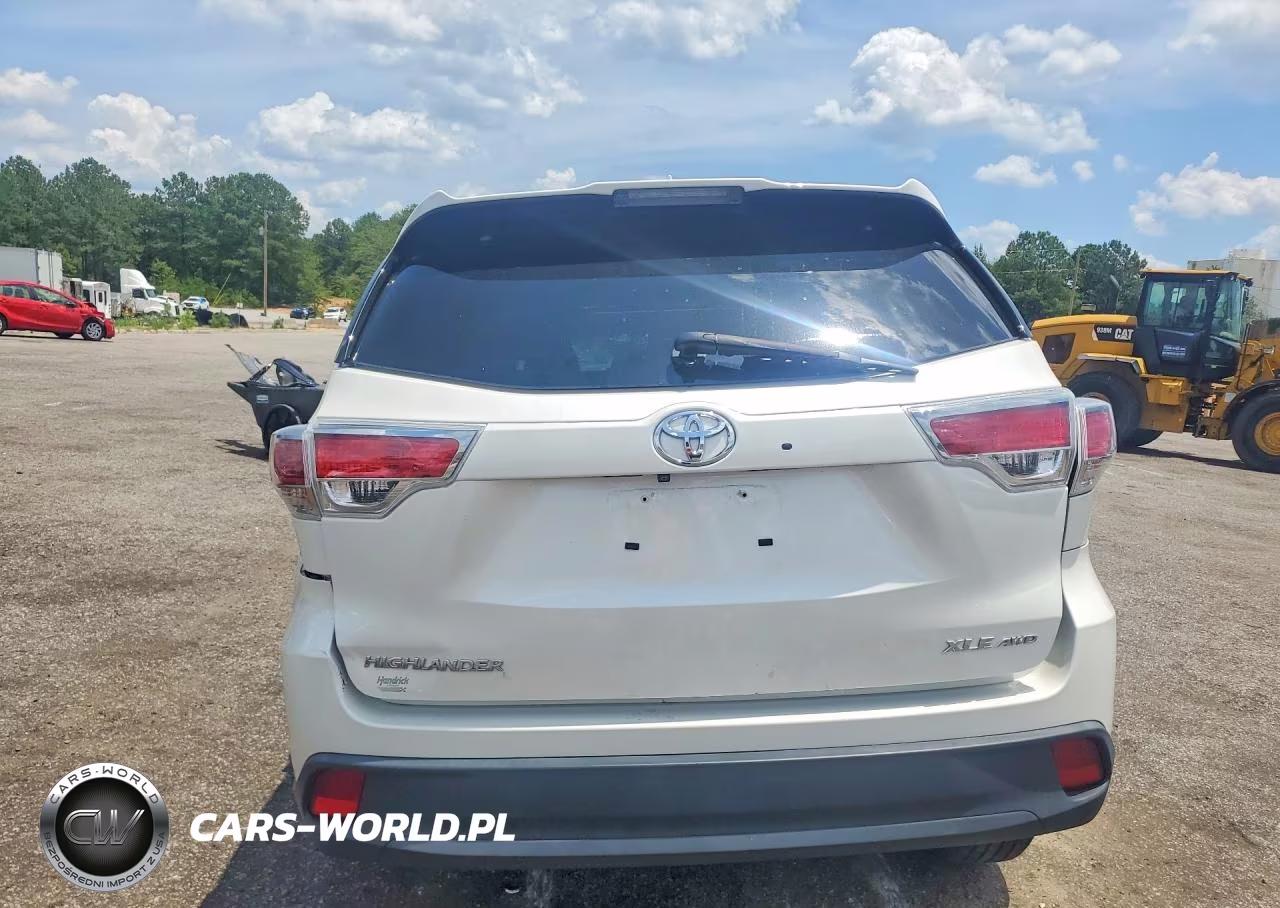 2015 Toyota Highlander Xle VIN:5TDJKRFH7FS077535 - 6
